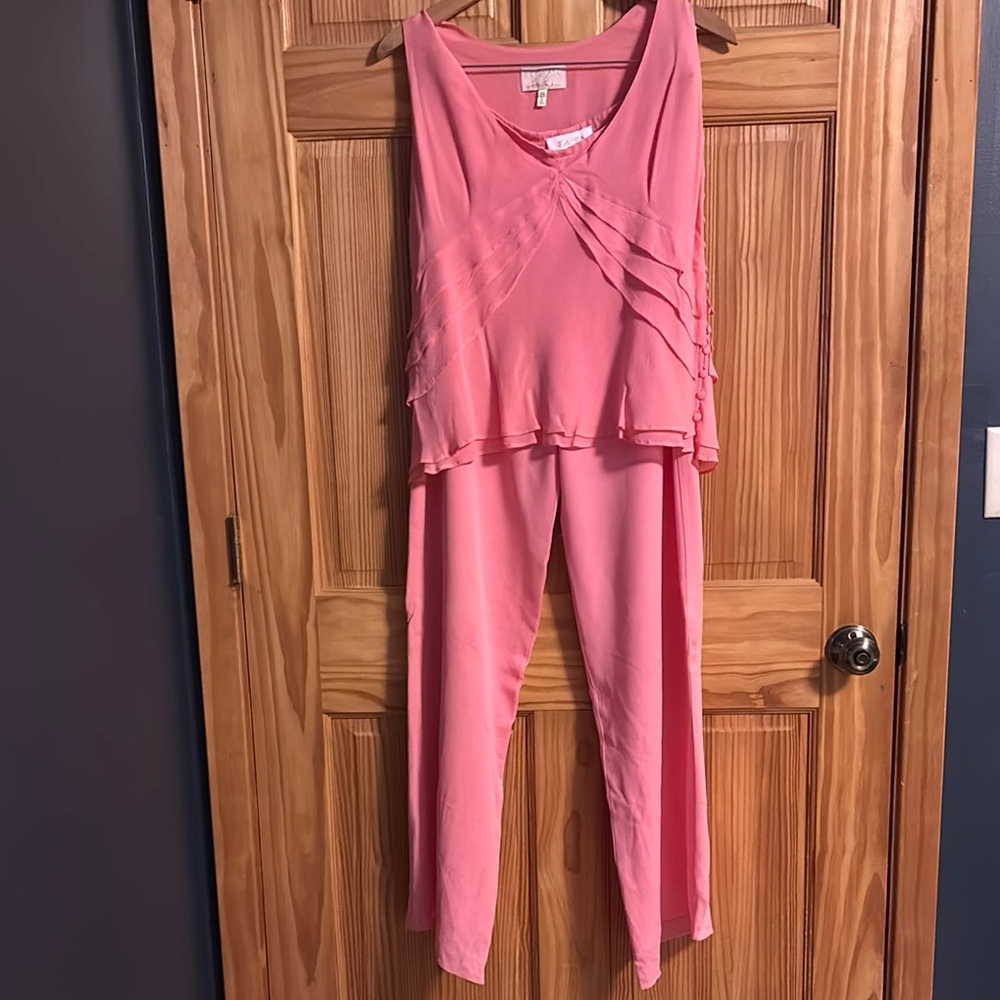 ORIGINAL ESCADA Women's Pink Jumpsuit
